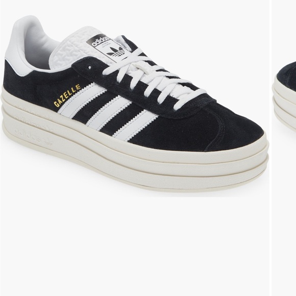 adidas Shoes - Adidas Gazelle Women's Black and White Sneakers
